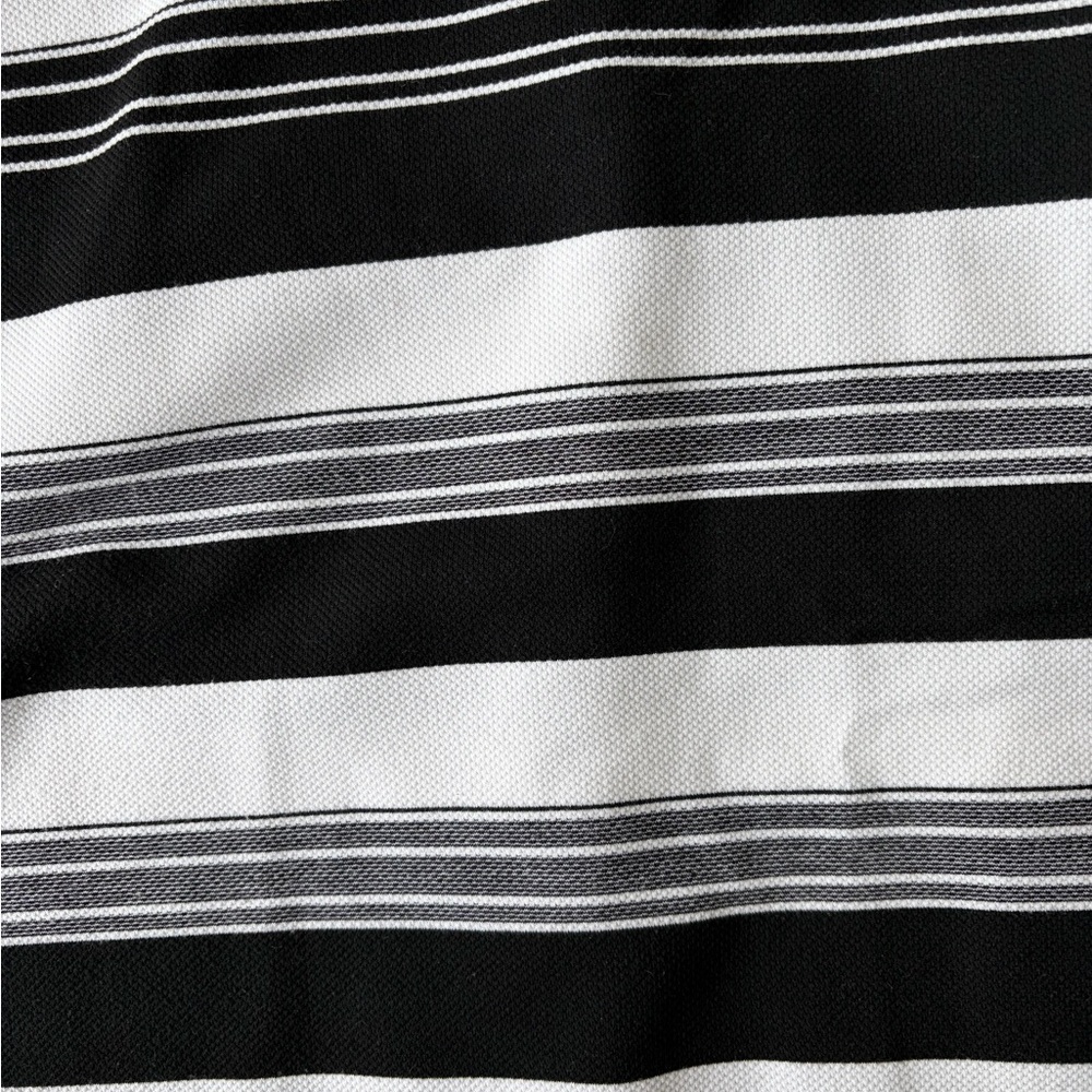 ROZ & ALI Black & White Striped Elastic Waist Knee Length Pencil Skirt Size XL - Picture 6 of 6